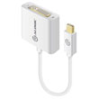 Alogic Mini DisplayPort to DVI Adapter - DisplayPort Video Cable - White